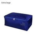 thumbnail image 1 of Bolsa de almacenamiento Organizador de edredones Bolsa con cremallera Almohada Ropa Bolsa impermeable de tela Oxford, Azul, Extra grande Yuarrent HA004634-06, 1 of 6