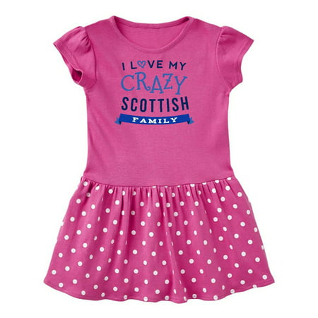 Funny Scottish Family Heritage Reunion Gift Toddler Dress
