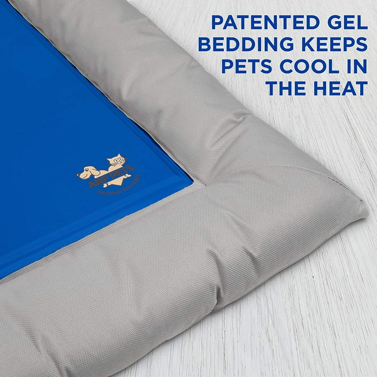 Arf Pets Pet Dog Self Cooling Solid Gel Mat Pad for Kennels, Crates and  Beds, 35 L X 23 W