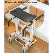 Hydraulic Transferred Patient Chair with 180 Split Seat and Table for Wheelchair Use