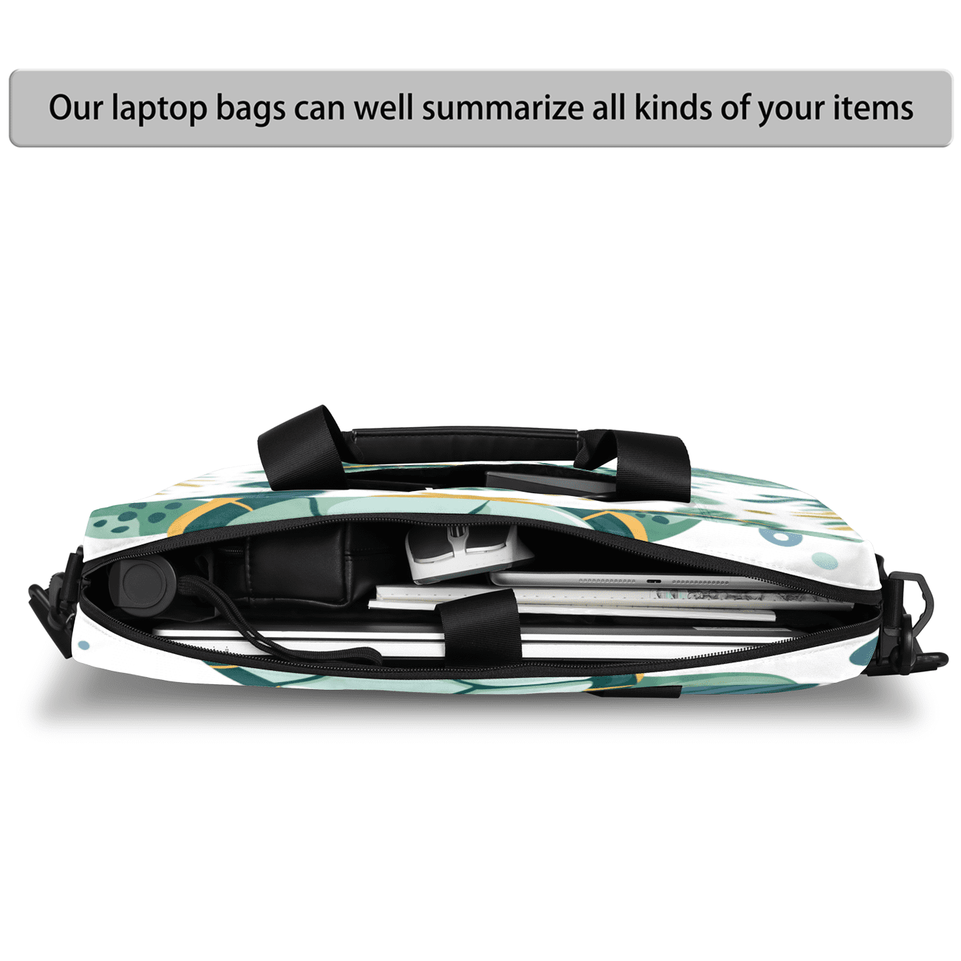 Herdesigns Sea Turtle Laptop Bag for Women Men, Computer Case Briefcase Messenger Bags, 15-15.6 inch Laptop Sleeve Shoulder Bag