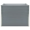 thumbnail image 4 of vidaXL Raised Garden Bed Patio Raised Flower Bed Galvanized Steel Planter, 4 of 21