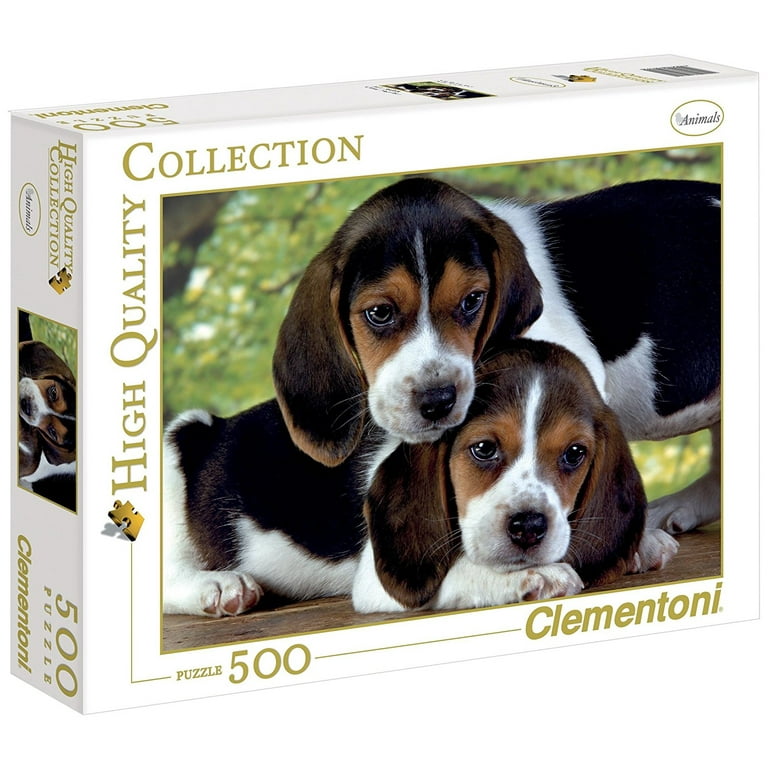 Clementoni Close Together Beagle Puppies Puzzle (500 Piece)