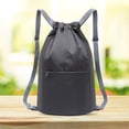 thumbnail image 3 of Bolsas De Deporte Bolsas deportivas con cordón Mochila cómoda para exteriores Ciclismo al aire libre (negro) Tmvgtek Para Estrenar, 3 of 7