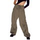 thumbnail image 5 of VISgogo Pantalones de Mujer, Pantalones de Cintura con Cordón de Ajuste Suelto de Color Sólido Casual para Adultos Pantalones Femeninos VISgogo moda, 5 of 9