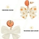 thumbnail image 4 of KAKOWELY 1 par de pendientes de botón para mujer, joyería de regalo, pendientes de perlas con lazo de moda, joyería de boda, 4 of 4