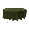 thumbnail image 1 of LA Linen TCpop90R-OliveP21 Nappe en Popeline de Polyester Olive - 90 Po. Ronde, 1 of 4
