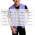 thumbnail image 5 of OGLCCG Safari Vest Boys Kids Lightweight Cargo Outerwear Vest for Hiking Fishing Travel Outdoor Sleeveless Jackets(Purple,7-8 Years), 5 of 6