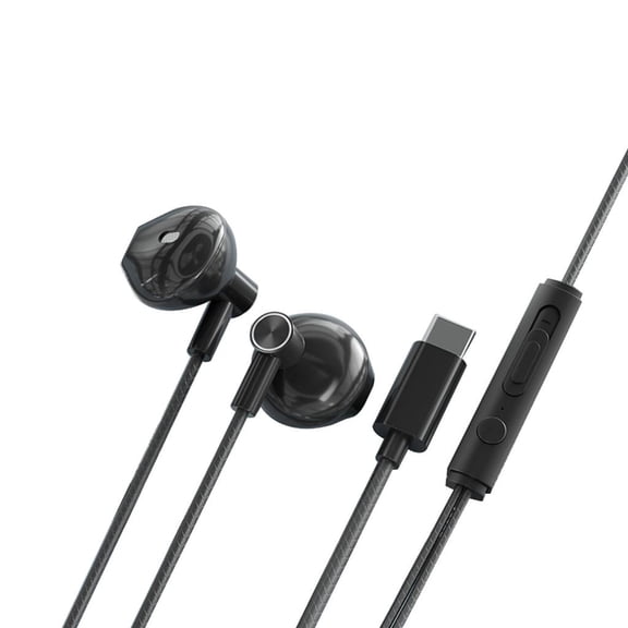 Tibvox Earphones Wired Earbuds In Ear 3.5mm/Type-C Plug Headphones With Microphone Headset Music Gameing For Mobile Phones
