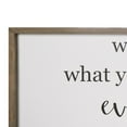 thumbnail image 2 of Benzara Wall Art with You Have Everything Typography, Brown and White, 2 of 5
