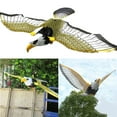 Flying Bird Hawk Scarer Deterrent Repellent Hunting Garden Decoy Hanging Eagle