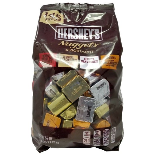 Hershey's Nuggets Assortment 145 Pieces 3 LB 4 OZ