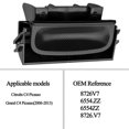 thumbnail image 2 of Compatible with Citroen C4 Grand Picasso 2006-2013 tailgate/trunk handle (with micro switch 8726V7), 2 of 5