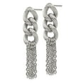 thumbnail image 3 of White Stainless Steel Earring Drop & Dangle Women'S, 3 of 4