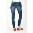 thumbnail image 3 of Grace in LA Jeans Women's Floral Embroidery Junior Fit Skinny Stretch Jeans (28), 3 of 4