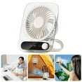 thumbnail image 2 of Portable Fan Adjustable Cooling Fan Convenient Small Fan USB Travel Fan Office Fan Outdoor Fan Suitable for Travel, 2 of 9