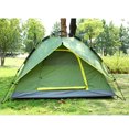 thumbnail image 4 of Carpa para mochileros ligera para 3-4 personas, toldo para acampar a prueba de viento, carpa familiar, doble capa con bolsa de transporte al aire libr verde Sunnimix Tienda de campaña automática, 4 of 8