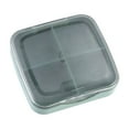thumbnail image 2 of Ikohbadg Portable Medication Storage Box, Convenient Drug Organizer with 4 Compartment, Moistureproof, Lightweight Travel Case for Tablets and Medicine, Easy to Clean and Carry, 2 of 6