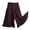 a-Brown393138, variant on FINALGANG Girls' Pants Kids Solid Color Wide Leg Culottes Elastic Waist Ruffled Hem Loose Fit Lightweight Trousers For Casual Daily Wear Stylish Bottoms