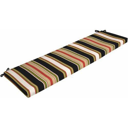 Better Homes and Gardens Outdoor Patio Bench Cushion, Multiple Patterns