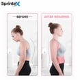 thumbnail image 3 of Sprintex Back Brace Posture Corrector for Women and Men, Shoulder Straightener Adjustable Back Support Upper and Lower Back Pain Relief - Scoliosis Hunchback Hump Thoracic Spine Corrector, 3 of 8