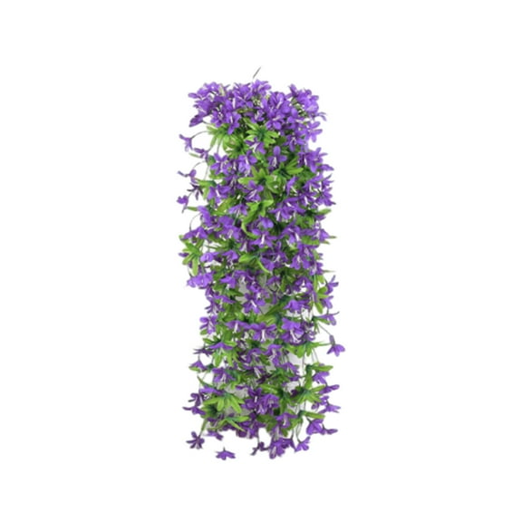 Artificial Lily Flower Garland Purple Silk Fake Floral Vines for Wedding Home Party Decor 31 Inch