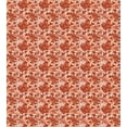 thumbnail image 2 of Floral Duvet Cover Set, Flowers Branches Blossoming Design Vintage Gardening Blooms Retro Art, Decorative 3 Piece Bedding Set with 2 Pillow Shams, King Size, Burnt Sienna Rust Peach, by Ambesonne, 2 of 2