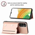 thumbnail image 5 of Dteck Wallet Case for Samsung Galaxy A54 5G,Slim Lightweight PU Leather Flip Folio Purse Stand Phone Cover with Card Holder Slots Magnetic Closure Soft Silicone Bumper Case,Rosegold, 5 of 7