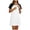 *1-White, variant on VBVC Women's Maternity Nursing Short Sleeve Nightgown , Ladies' Crew Neck Breastfeeding Labor Delivery Gown , Soft Sleepwear Loungewear Dress For Women,Army Green,S-2XL