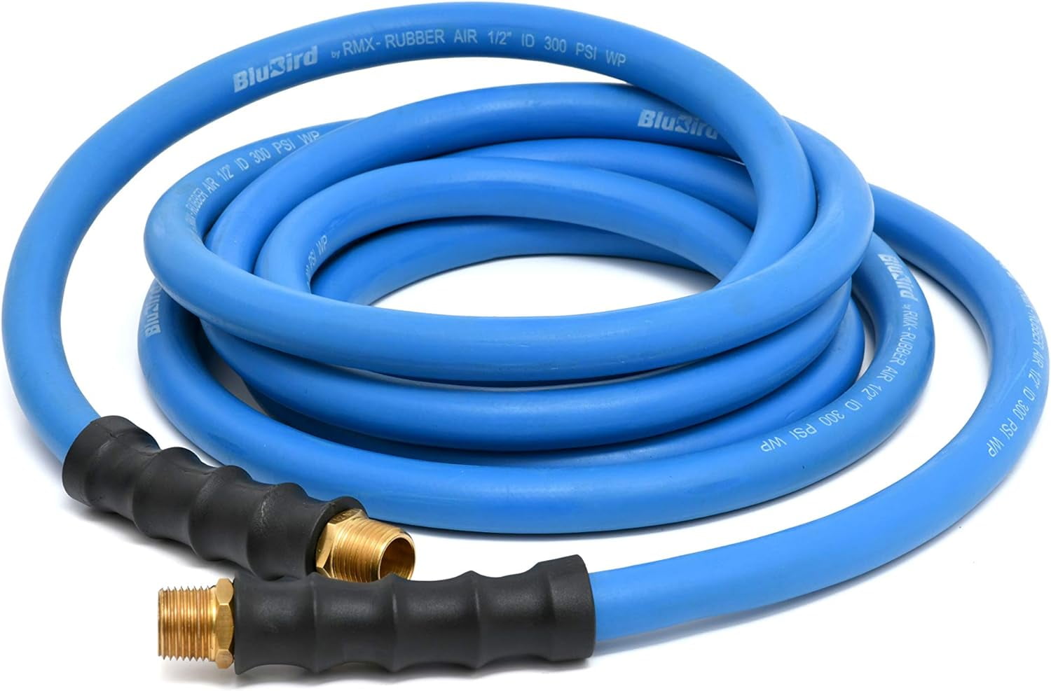 BluBird Lightest, Strongest, Most Flexible Rubber Air Hose (1/2" x 10') - BB1210