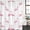 White, variant on Pink Flamingo Shower Curtain Set - 48" x 72" Washable Bathtub Curtain with 12 Hooks, Summer Tropical Animals Waterproof Fabric Stall Shower Curtains for Bathroom/Bathtub Décor