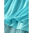 thumbnail image 5 of Lnzyyephy Women's Long Skirt Multilayer Mesh Pleated High Waist High Stretch Elegant Solid Color Cake Skirt, 5 of 6