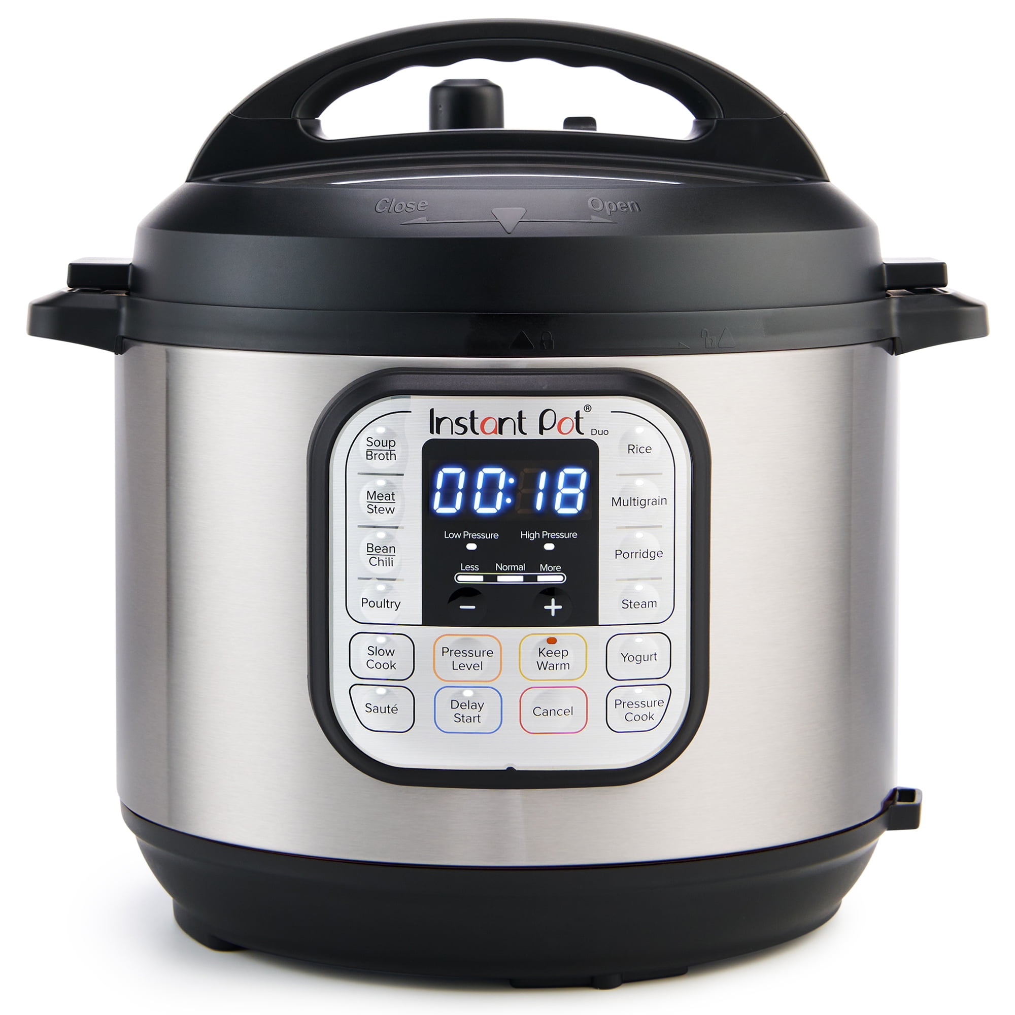 Instant Pot Duo 7-in-1 Electric Pressure Cooker, Slow Cooker, Rice Cooker, Steamer, Sauté, Yogurt Maker, Warmer & Sterilizer, Includes Free App with over 1900 Recipes, Stainless Steel, 8 Quart