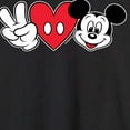 thumbnail image 3 of Mickey & Friends - Peace Love Mickey - Men's Long Sleeve T-Shirt, 3 of 5