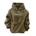 thumbnail image 7 of Oversized Hooded Sweatshirt with Kangaroo Pouch for Small Dogs and Cats, Pet Carrier Hoodie for Women, [Color], [Size], 7 of 7