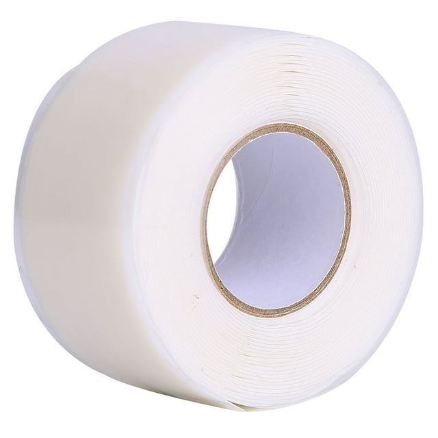 Ruban Adhésif Résistant à l'Eau avec Forte Adhérence, PVC PPR Fournitures de Réparation de Tuyaux, Blanc Ou Rouge, Facile à Utiliser, Adapté à Divers Tuyaux, Largeur 3cm, Longueur 300cm, 0.5mm
