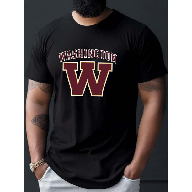 USA WASHINGTON print tee shirt, Tees for Men, Casual Short Sleeve T-shirt for summer
