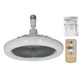 thumbnail image 1 of Ventilador de techo pequeño con luz, control remoto, portalámparas E27, ventilador de velocidad ajustable, ventilador cerrado de 85 a 265 V, 1 of 14