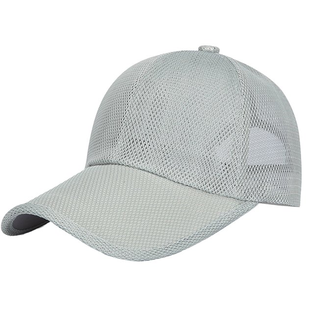 Gorra de béisbol transpirable para hombre, de verano, con ala ahuecada y extendida, para viajes al aire libre y protección solar.