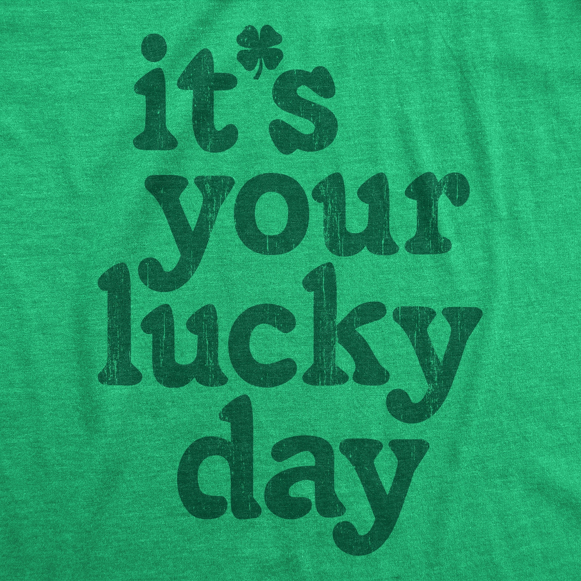 Mens Funny T Shirts Its Your Lucky Day St Patricks Day Graphic Tee for Men Graphic Tees