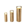 thumbnail image 5 of UDIYO Brass Sealed Bottle Waterproof Capsule Pill Box Outdoor Camping Firstaid Pendant, 5 of 6