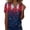 Vermilion, variant on Women's America 250 Usa Shirt Stars Striped American Flag Print Button Down V Neck Patriotic Tees for Celebrate 250th Anniversary Of America