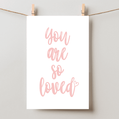 Baby Girl Nursery Flower Boho Shower Idea Decor Unframed Paper Poster 8x10in