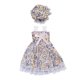 thumbnail image 2 of Conjunto de ropa de muñeca a moda, vestido de muñeca de princesa, traje hecho a mano, ropa de uso diario, trajes para muñeca de 30cm pulgadas, con sombrero CUTICAT vestido de muñeca, 2 of 7