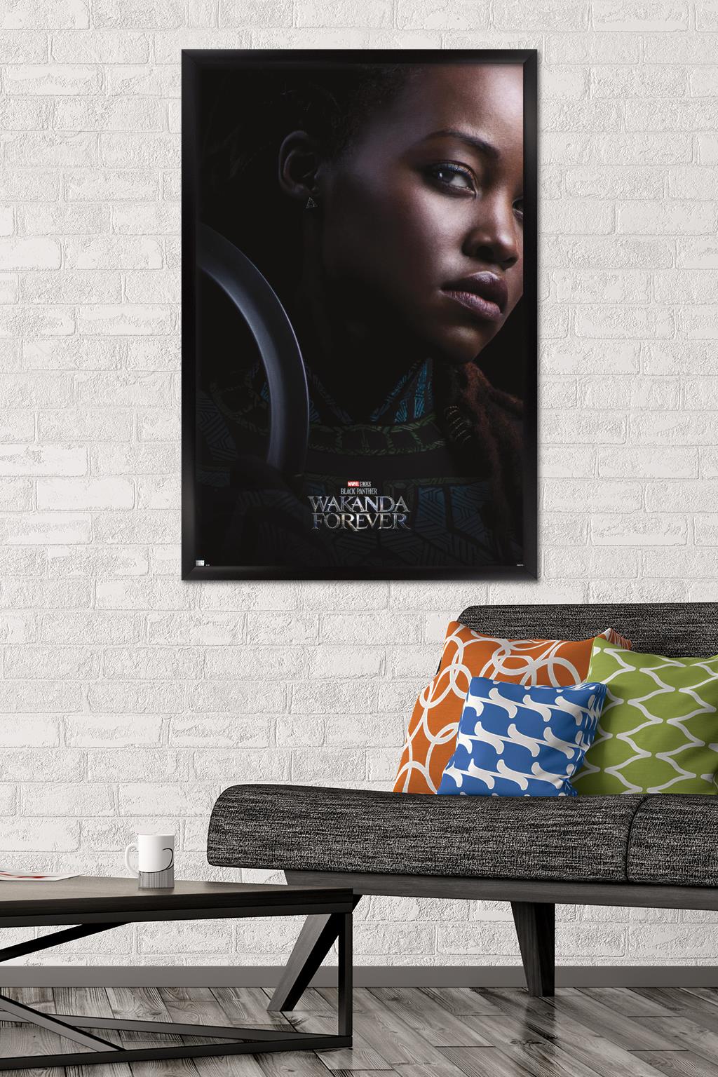 Marvel Black Panther: Wakanda Forever - Nakia One Sheet Wall Poster, 22.375" x 34" Framed