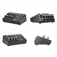 thumbnail image 2 of Compact Size 8-Channels Mono/Stereo Audio Sound Line Mixer with Power Adapter, 2 of 7