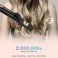 thumbnail image 4 of Airflow Styler Curling Iron, Jungle Wave 2 in 1 Hair Straightener and Curler, Ionic Ceramic Flat Iron with 360° Cool Air, Ceramic, Black, 4 of 11