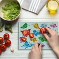 thumbnail image 4 of Butterfly Cutting Board, Colorful Butterfly Pattern Ornamentation Winged Animal Love Graphic Print, Decorative Tempered Glass Cutting and Serving Board, Small Size, Multicolor, by Ambesonne, 4 of 5