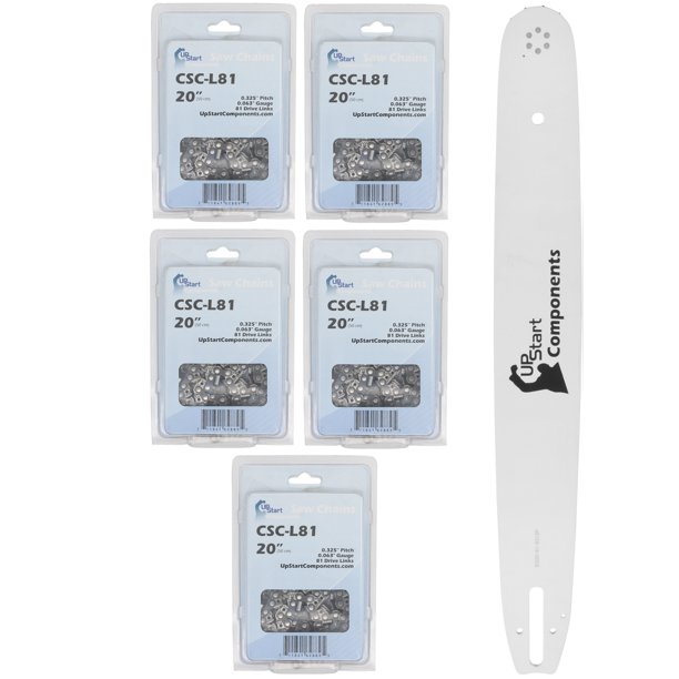 Replacement 20" Multi Rivet and 20" L81 Chain Combo for Stihl 26