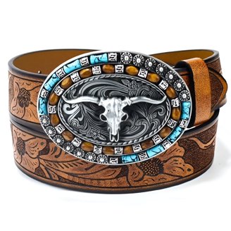 Mossy Oak Womens Single Ply Bonded Leather Strap Belt  display picture 3
